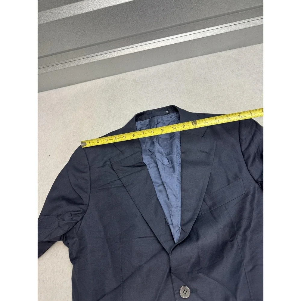 Suitsupply Blazer Mens 40 Blue Lazio Slim Wool Super 110s VBC Suit Jacket